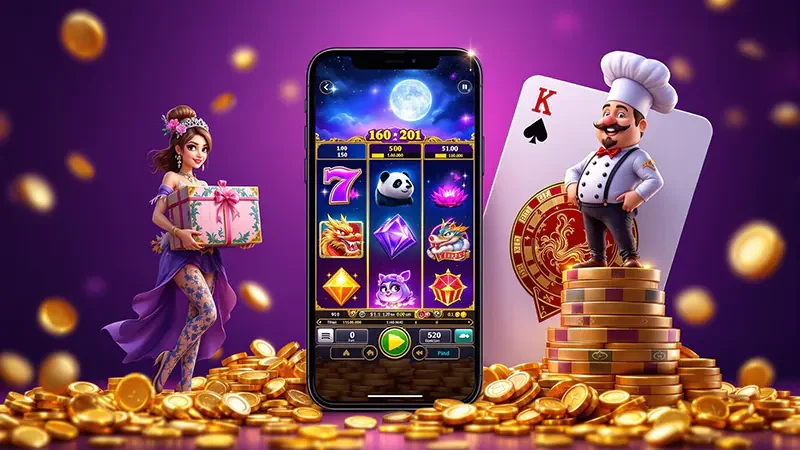 หน้าจอเกมสีสันสดใสประกอบเนื้อหาเรื่องรางวัลและผลลัพธ์ของ t8